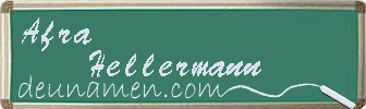 Afra Hellermann Visitenkarte